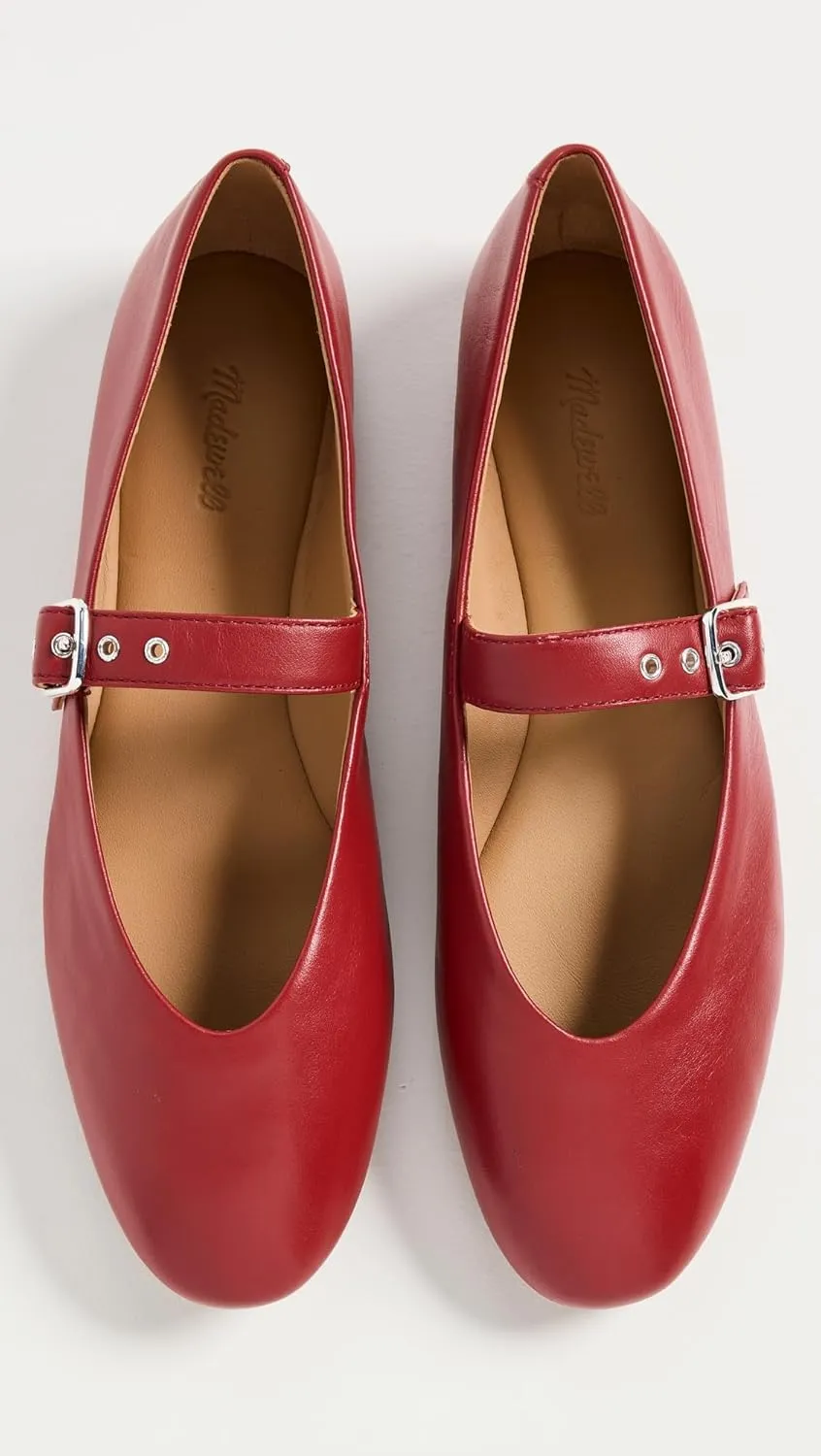 Madewell Women's The Beverley Mary Jane Flats