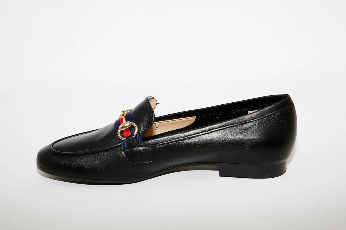 MARIA JAEN - 57 Black Leather Loafer