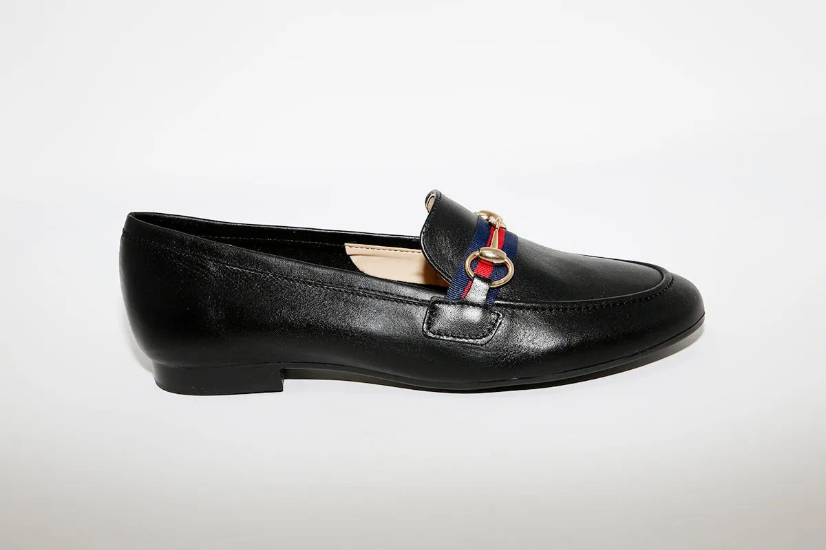 MARIA JAEN - 57 Black Leather Loafer