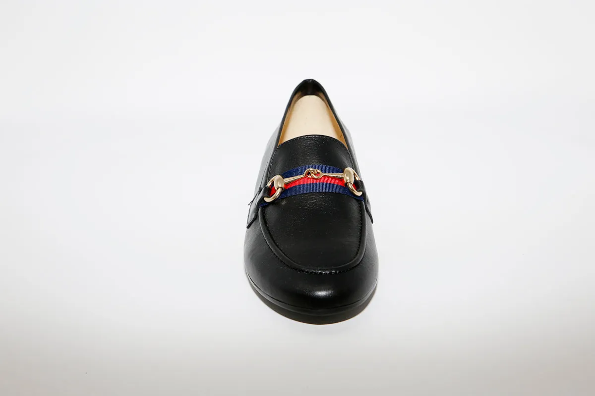 MARIA JAEN - 57 Black Leather Loafer