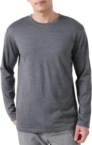 Mens 100% Merino Wool Base Layer