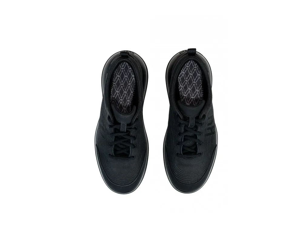 Mens Rüti Black Air-Cushioned Strato Trainers