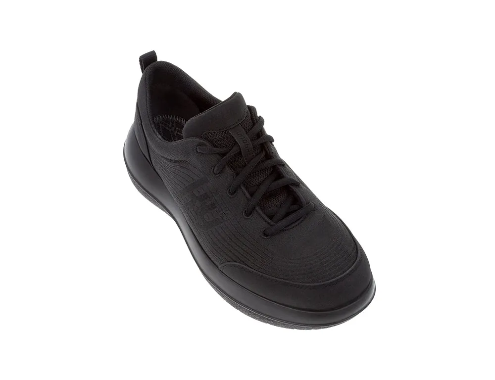 Mens Rüti Black Air-Cushioned Strato Trainers