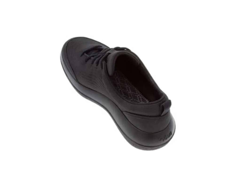 Mens Rüti Black Air-Cushioned Strato Trainers