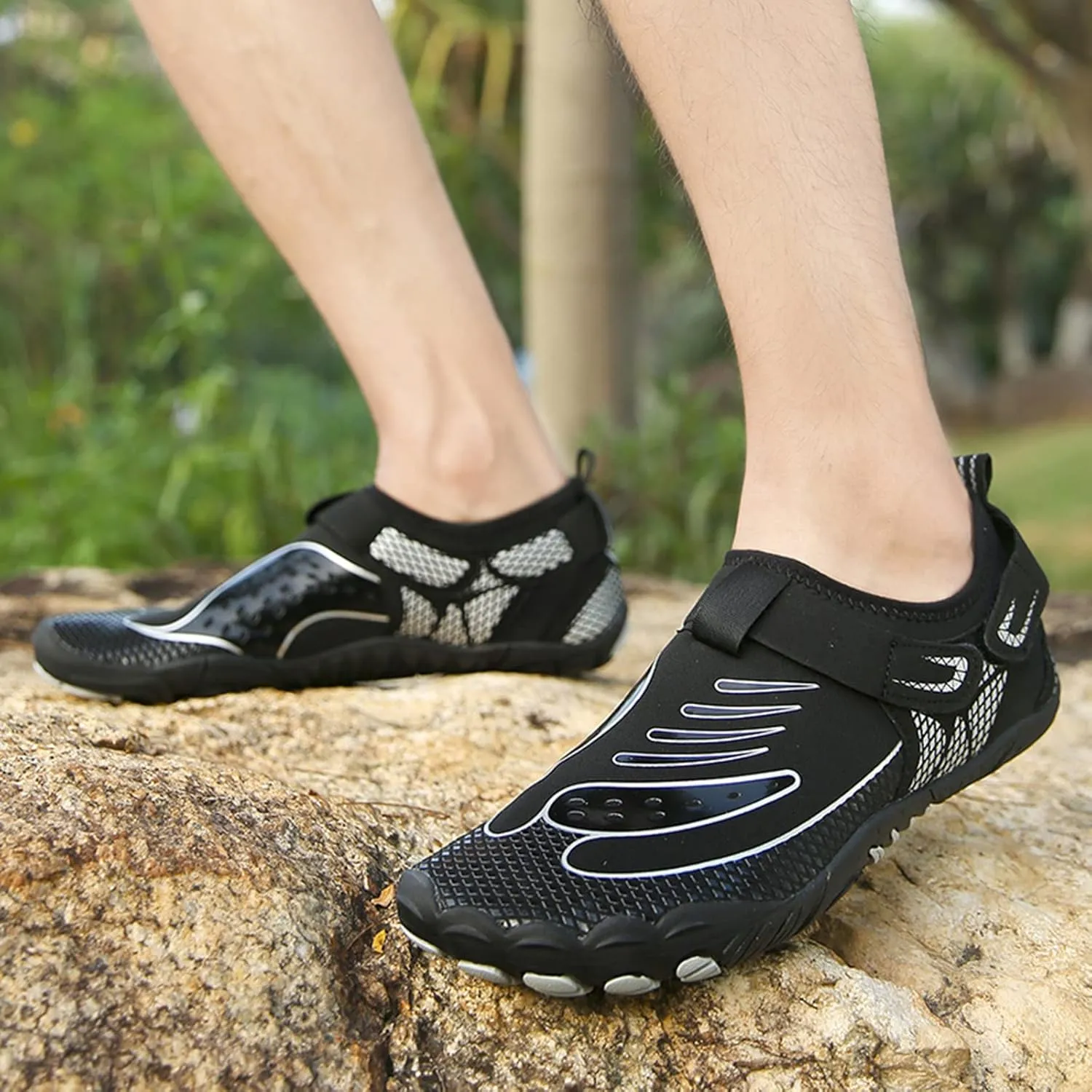 Mens Water Shoes Wide Feet Extra Wide Large for Big Tall Men Women Hiking