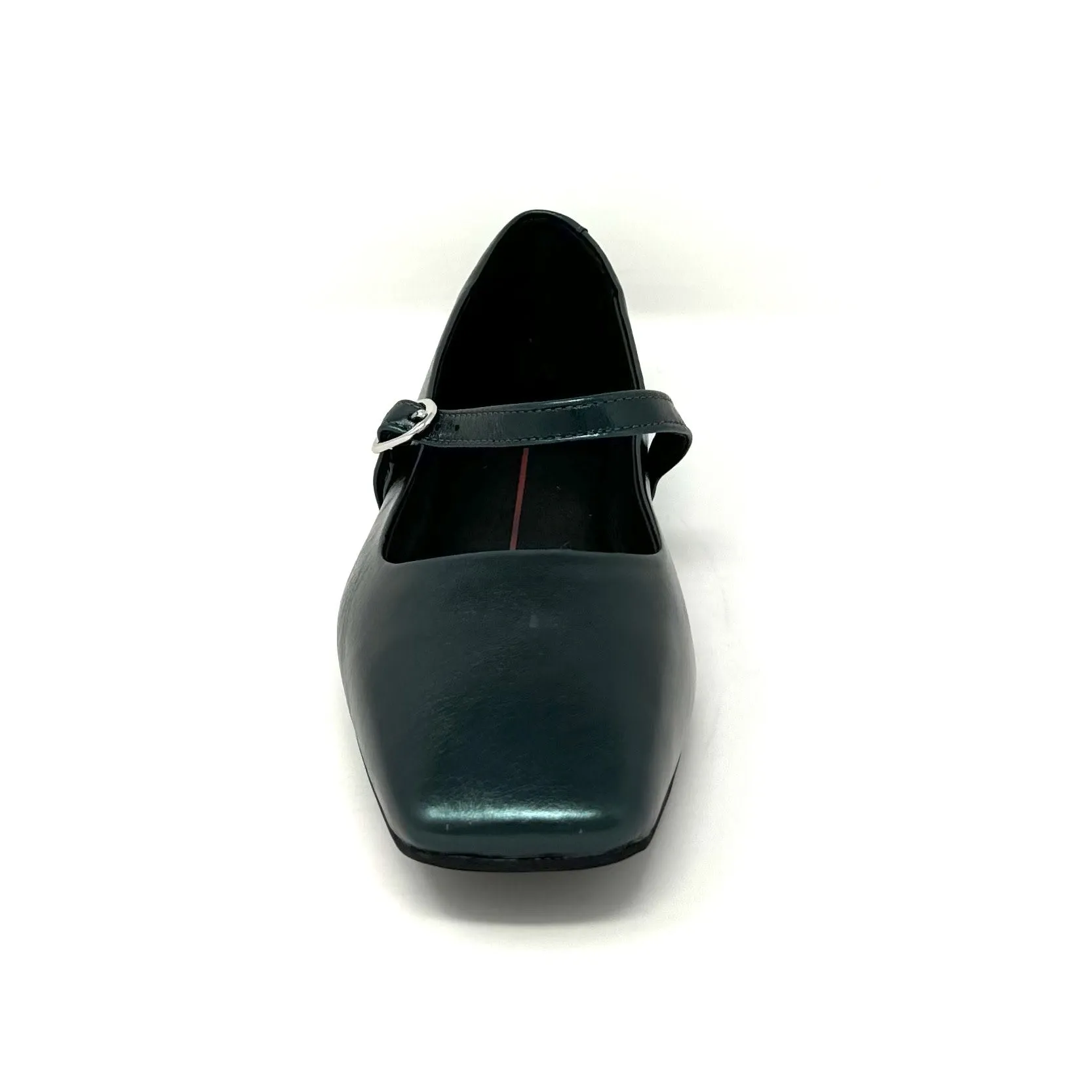 Mollini TOKENA Mary Jane Flats in Forest Crack Leather