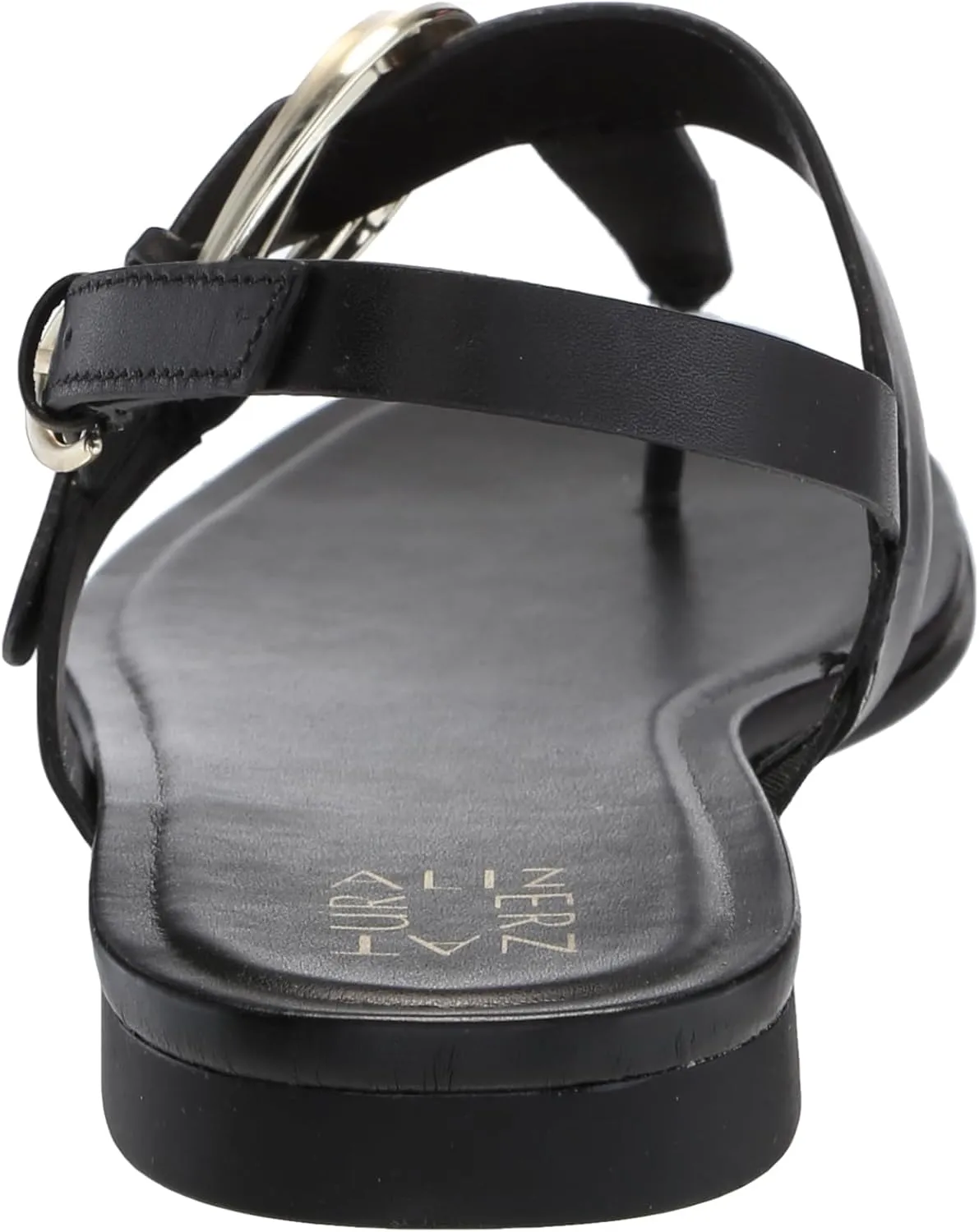 Naturalizer Womens Taylor T-Strap Slingback Flat Sandal