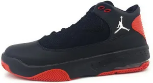 Nike Jordan Max Sports Shoes Men's Training Shoes Running Shoes Black Leisure Shoe Size: EUR 42 | US 8.5, Black White Chile Red, 9 Men
