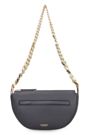 Olympia mini leather shoulder bag