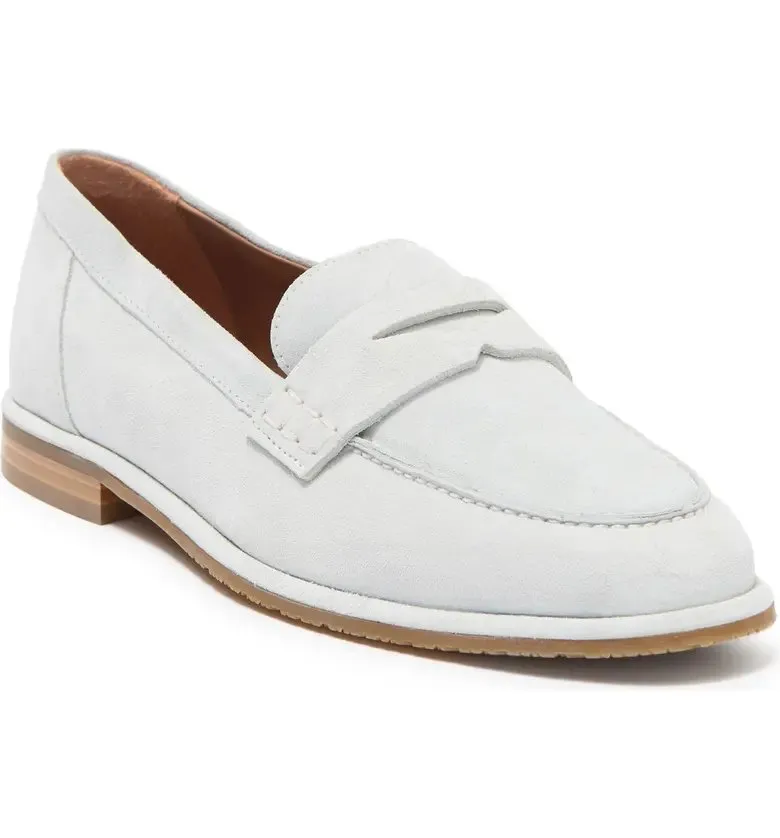 On Birch Customer satisfaction Edelman Almond Suede Toe Loafers Fashion Strap Wide assortment Slip Off-White Sam