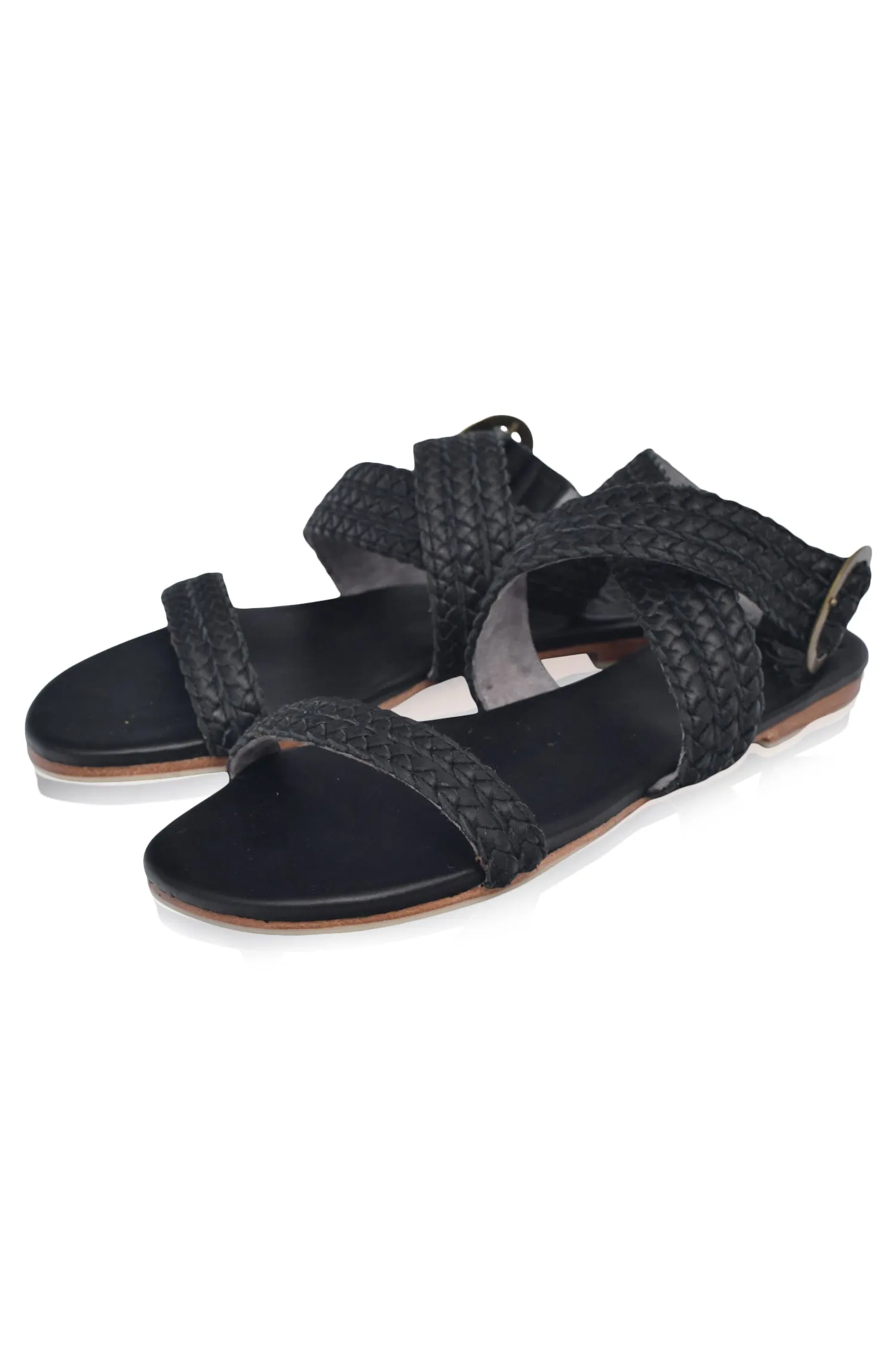 Orra Greek Leather Sandals by ELF