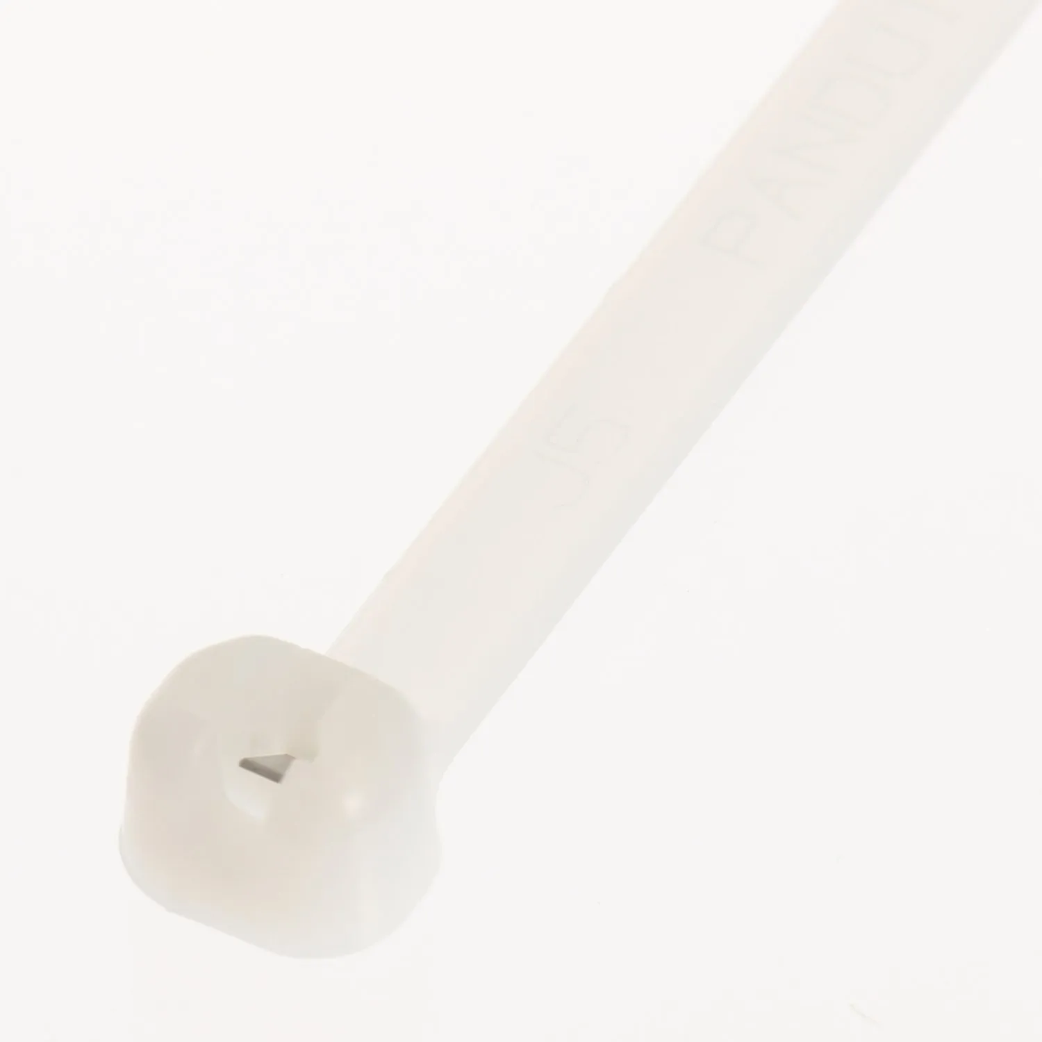 Panduit BT1.5I-M Cable Tie, Metal Barb, Intermediate, Nylon 6.6, 6.1-Inch Length, Natural (1,000-Pack)