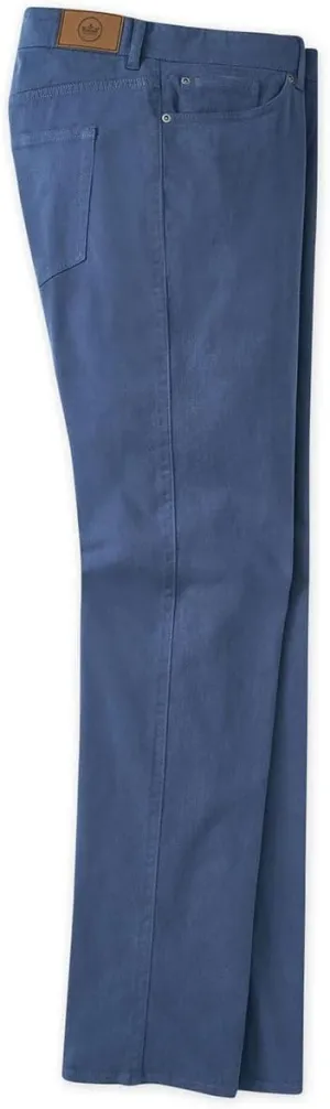 PETER MILLAR Men's Ultimate Sateen Five-Pocket Pant Blue 30
