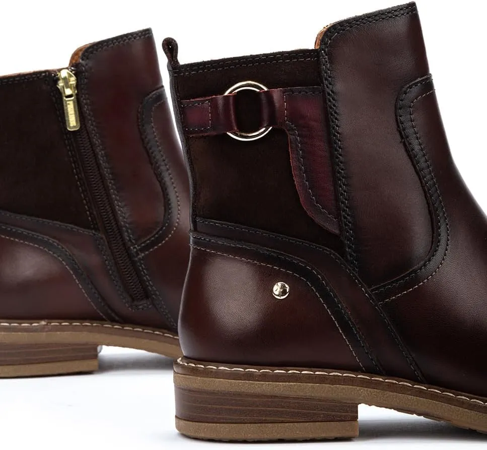 PIKOLINOS Flat Ankle Boots Leather Aldaya for Woman