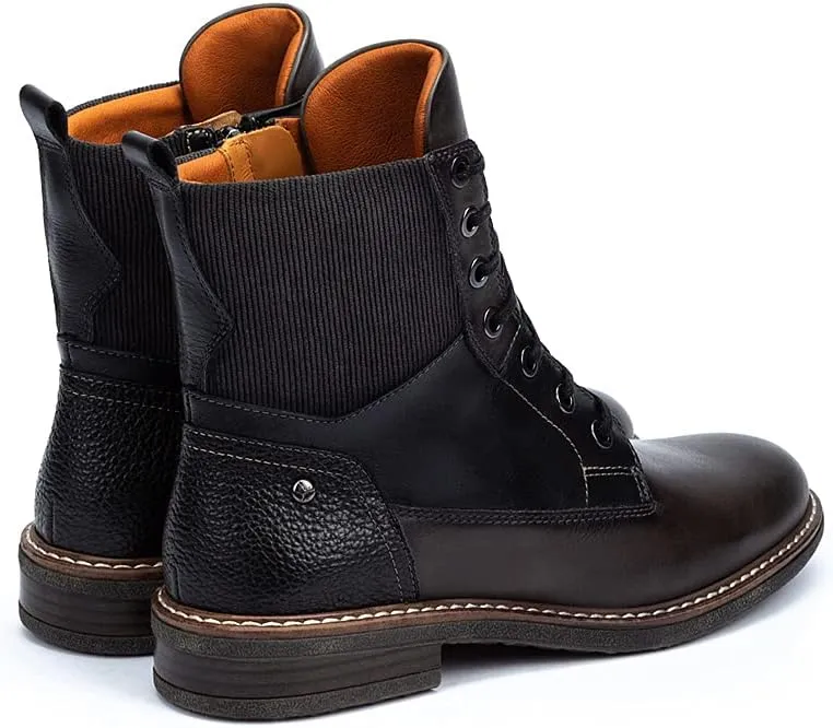 PIKOLINOS Flat Ankle Boots Leather Aldaya for Woman