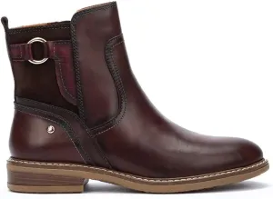 PIKOLINOS Flat Ankle Boots Leather Aldaya for Woman