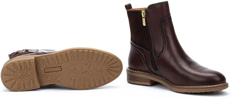 PIKOLINOS Flat Ankle Boots Leather Aldaya for Woman