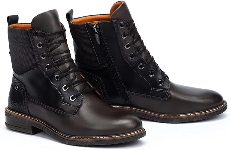PIKOLINOS Flat Ankle Boots Leather Aldaya for Woman