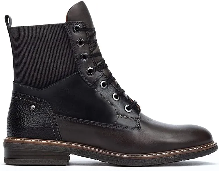 PIKOLINOS Flat Ankle Boots Leather Aldaya for Woman