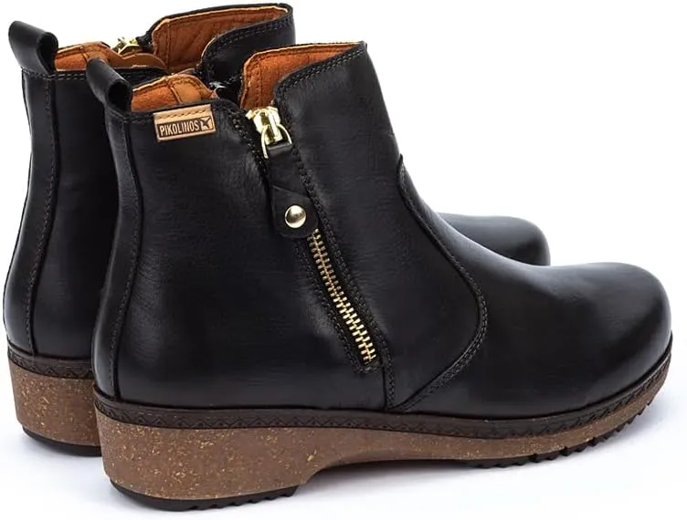PIKOLINOS Flat Ankle Boots Leather Granada for Woman