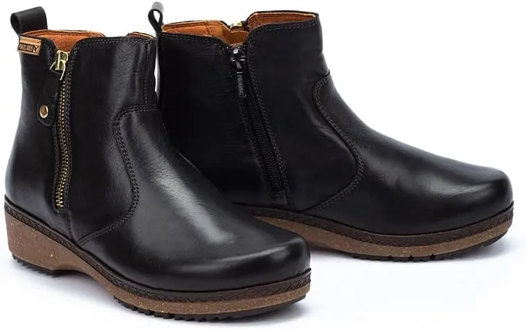 PIKOLINOS Flat Ankle Boots Leather Granada for Woman
