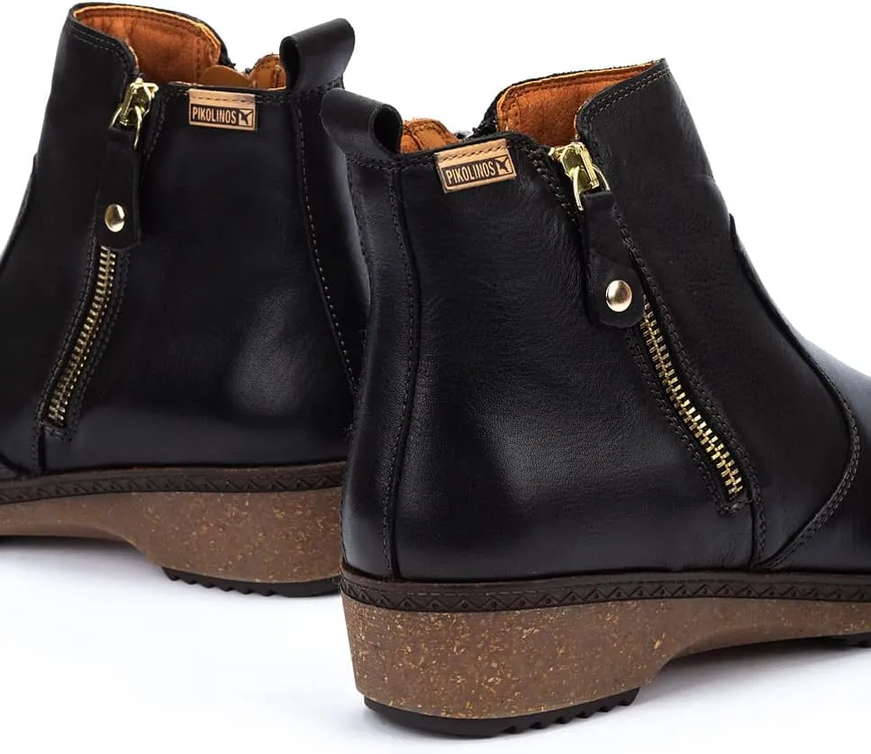 PIKOLINOS Flat Ankle Boots Leather Granada for Woman