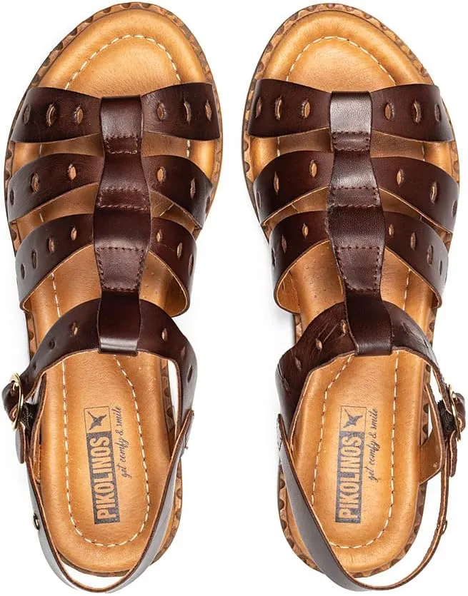 PIKOLINOS Flat Sandals Leather Algar for Woman