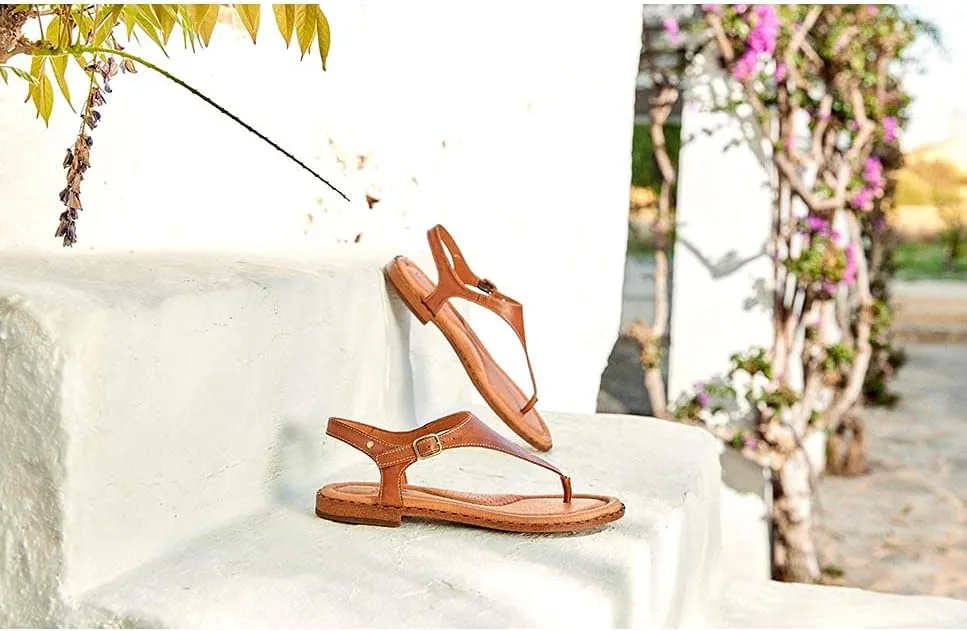 PIKOLINOS Flat Sandals Leather Algar for Woman