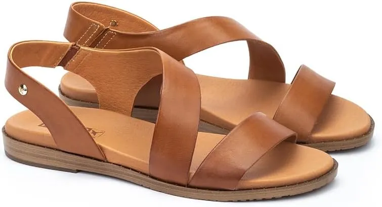 PIKOLINOS Flat Sandals Leather Formentera for Woman