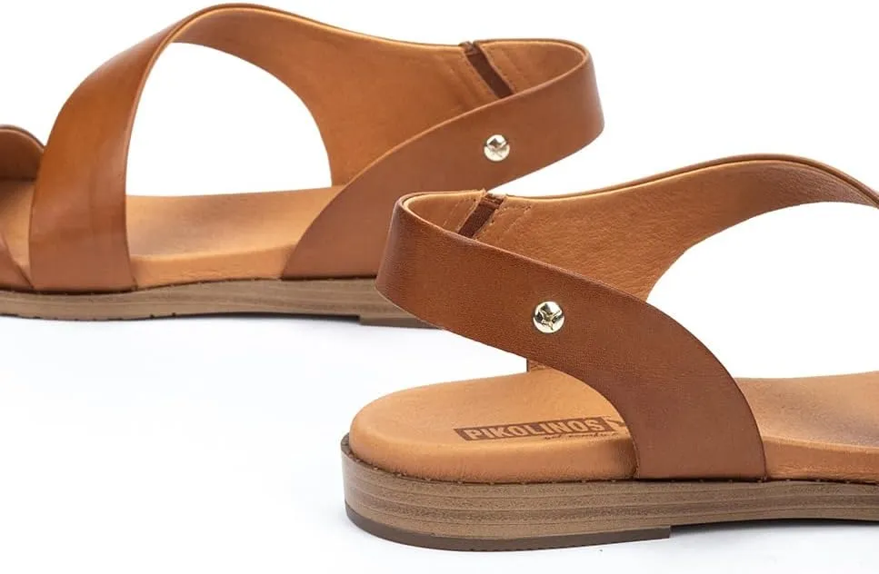 PIKOLINOS Flat Sandals Leather Formentera for Woman