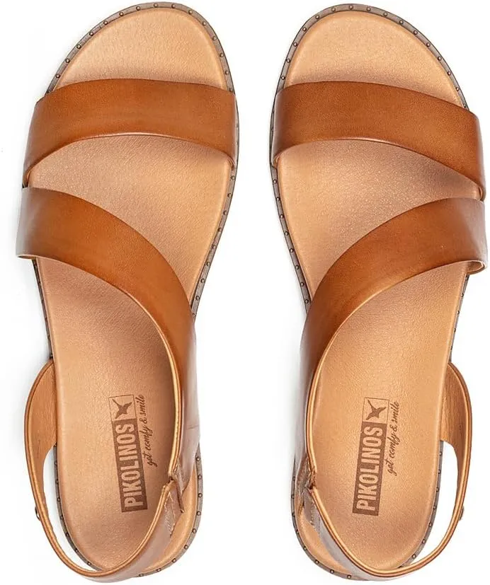 PIKOLINOS Flat Sandals Leather Formentera for Woman