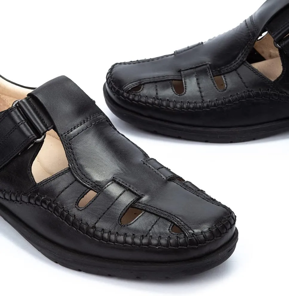 PIKOLINOS Flat Sandals Leather Marbella for Man