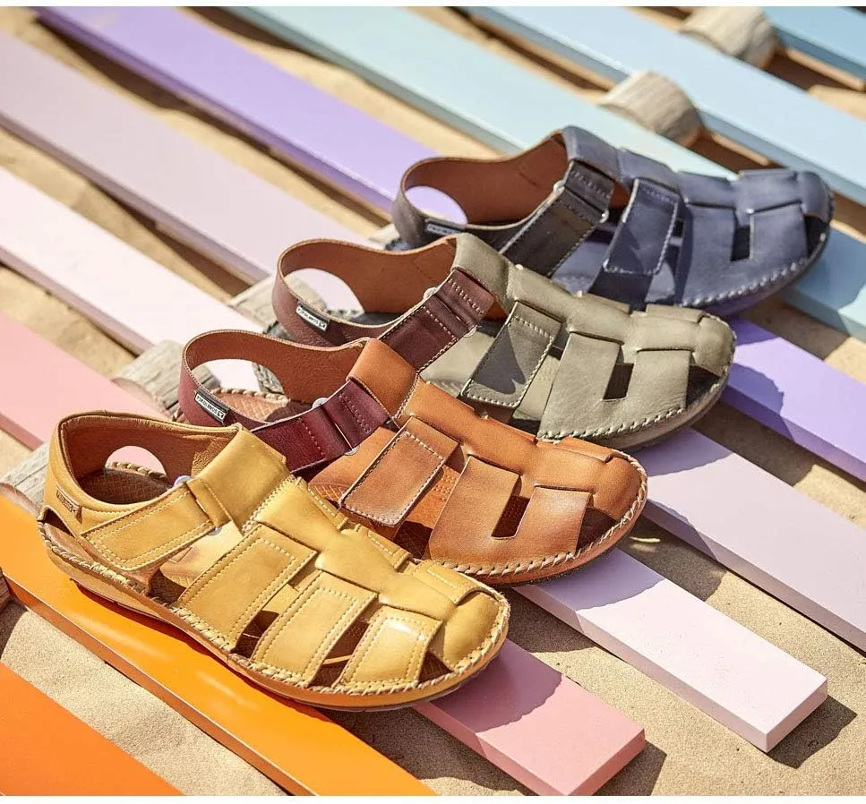 PIKOLINOS Flat Sandals Leather Tarifa for Man