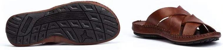 PIKOLINOS Flat Sandals Leather Tarifa for Man