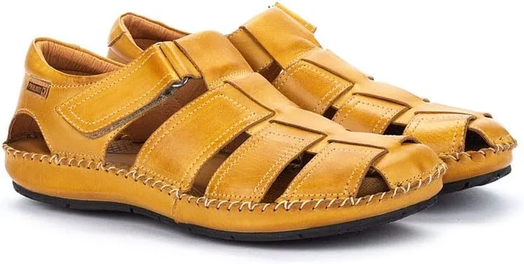 PIKOLINOS Flat Sandals Leather Tarifa for Man