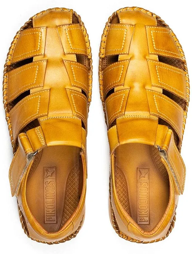 PIKOLINOS Flat Sandals Leather Tarifa for Man