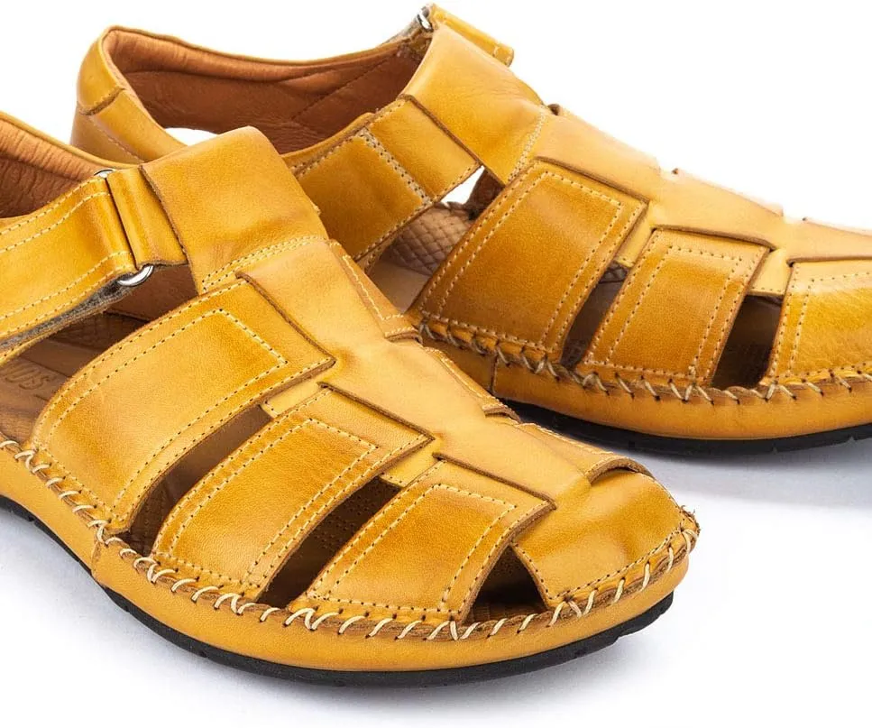 PIKOLINOS Flat Sandals Leather Tarifa for Man
