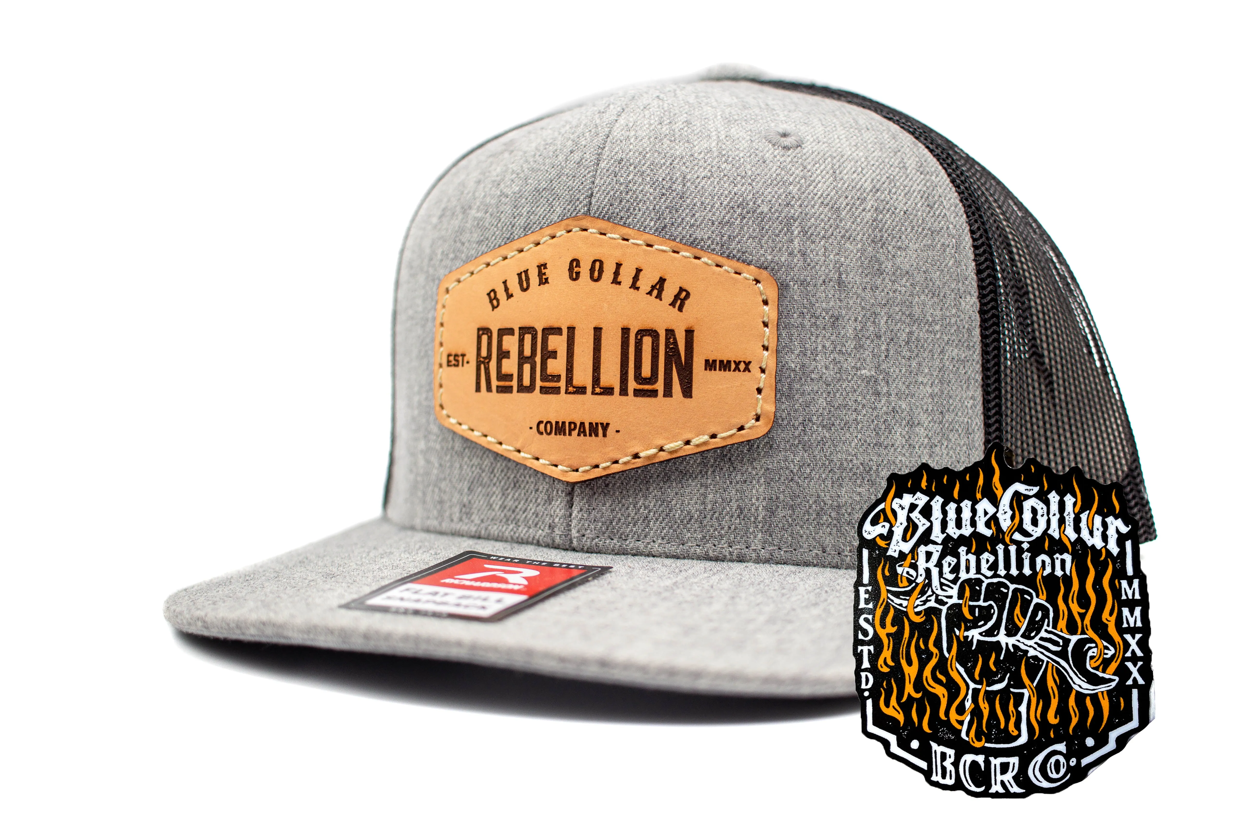 "Blue Collar Rebellion" Richardson Flat Bill