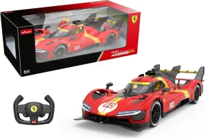 RASTAR RC Car 1/14 Scale 2.4Ghz Remote Control Car for Ferrari 499P #50 Le Mans Champion Racing R/C Toy Car Model Vehicle