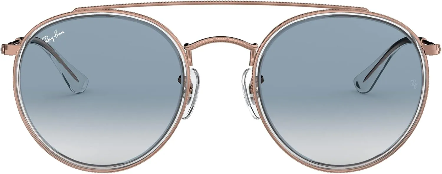 Ray-Ban RB3647N Double Bridge Round Sunglasses