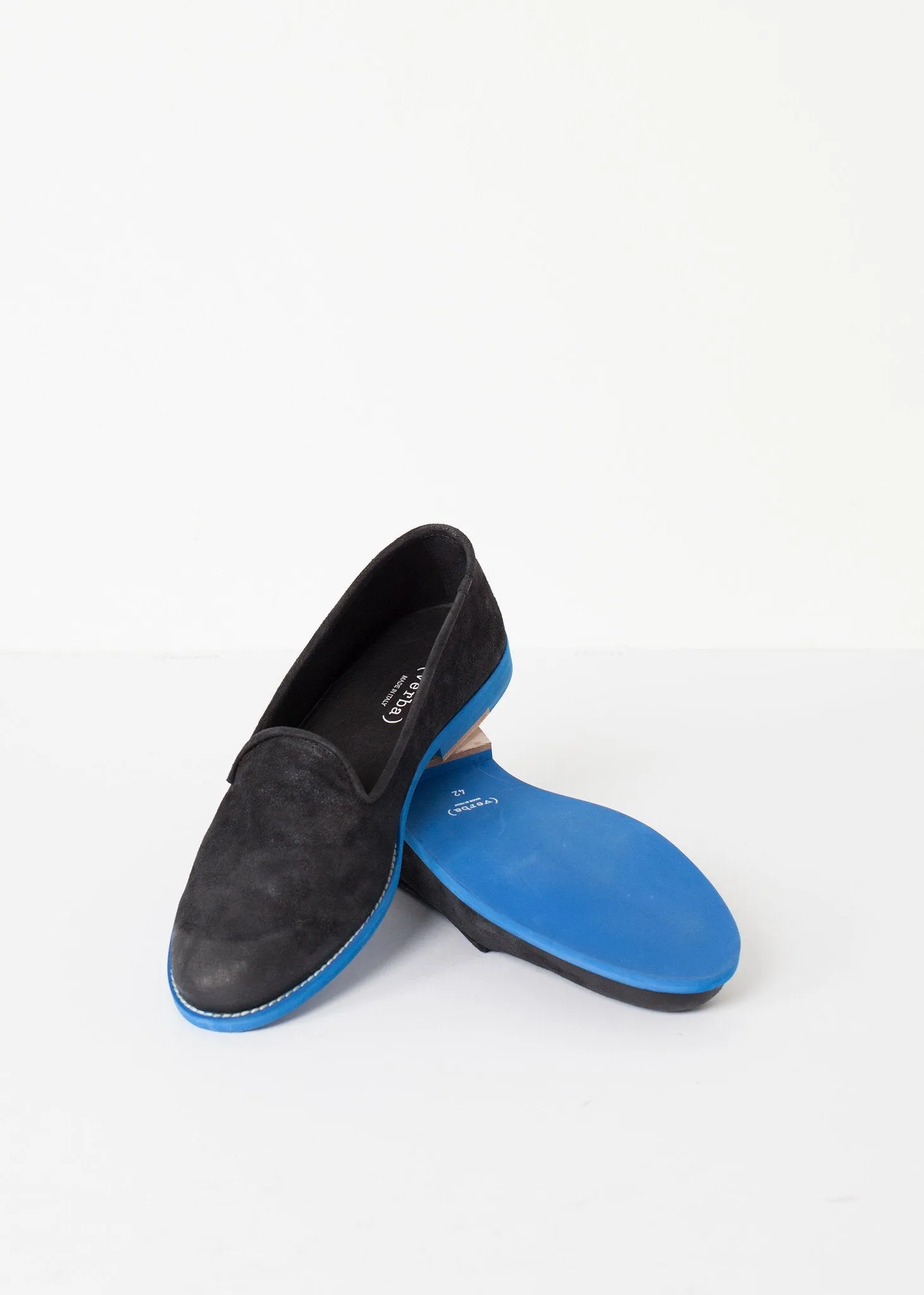 Referral discount Suede Black/Blue Loafers - Private sale