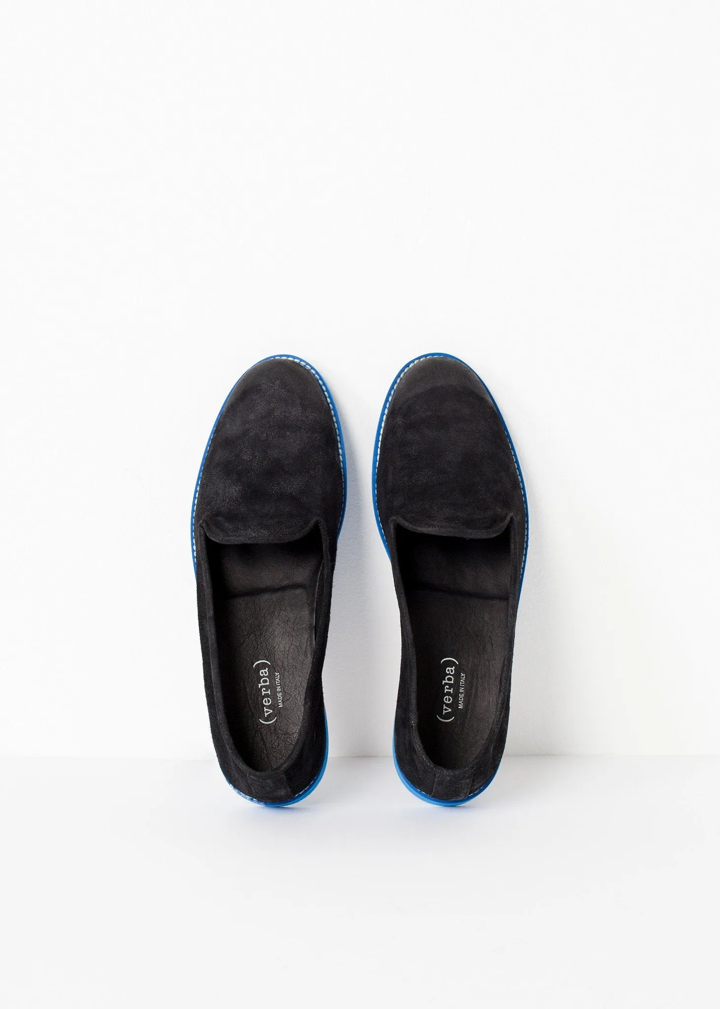 Referral discount Suede Black/Blue Loafers - Private sale