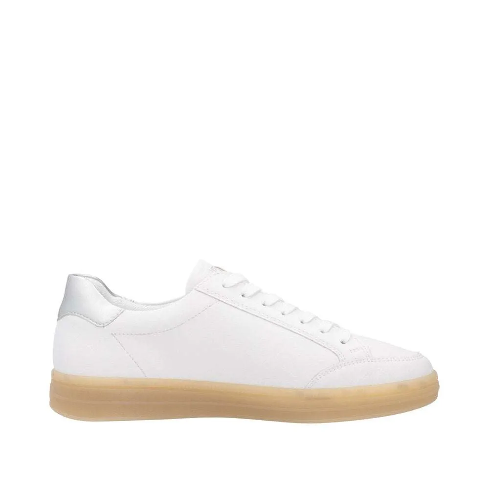 Remonte White Wide Fit Trainer |D2C0280