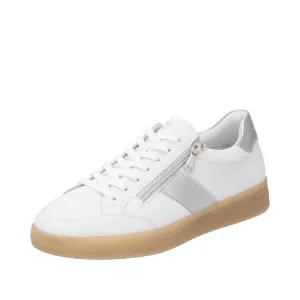 Remonte White Wide Fit Trainer |D2C0280