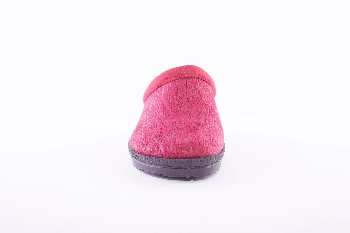 ROHDE - 2455 Wine Wedge Mule Slipper