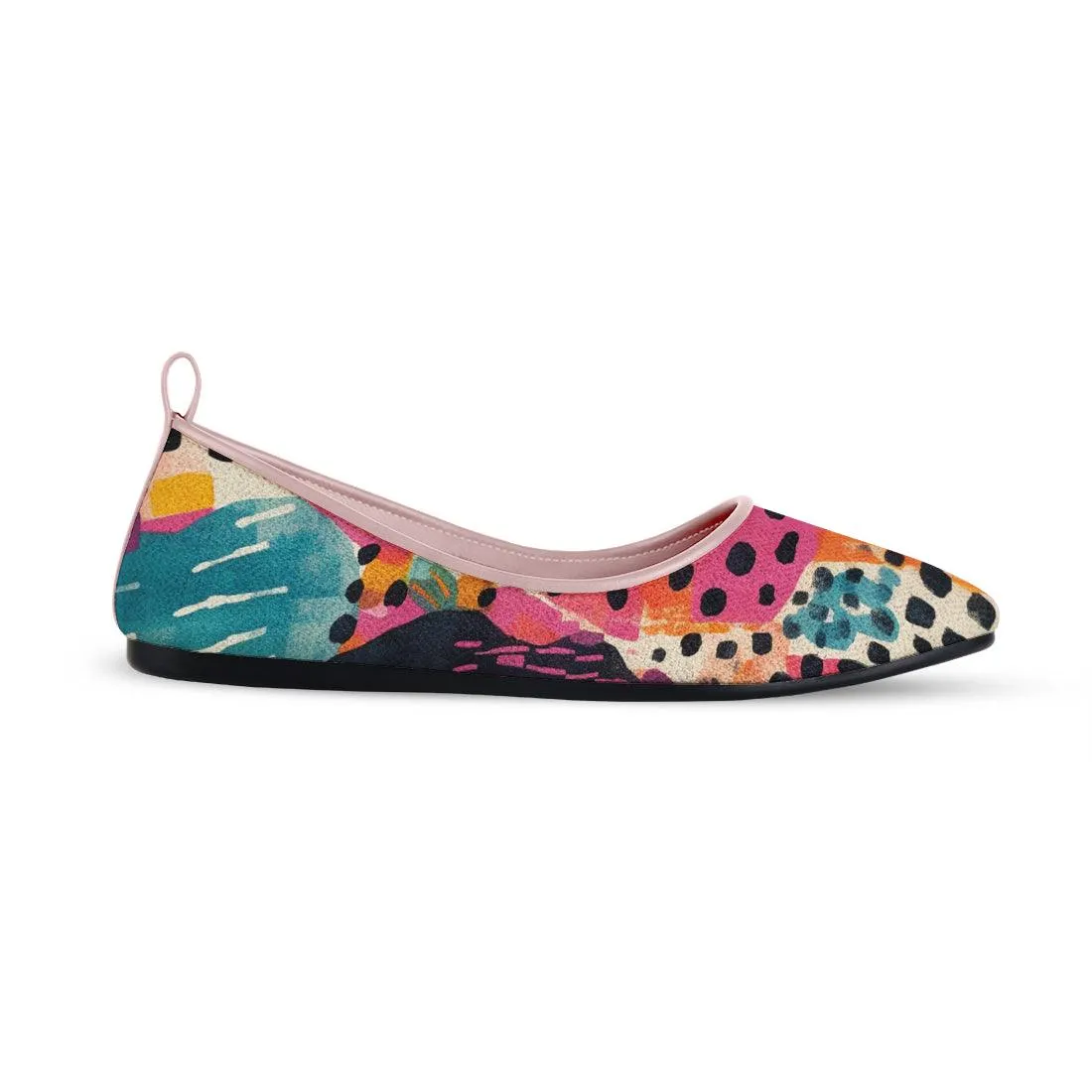 Rose Round Toe Shoe Splash