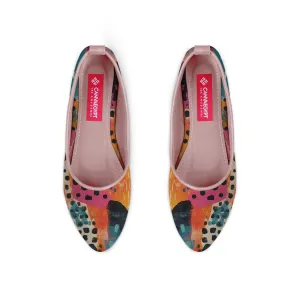 Rose Round Toe Shoe Splash