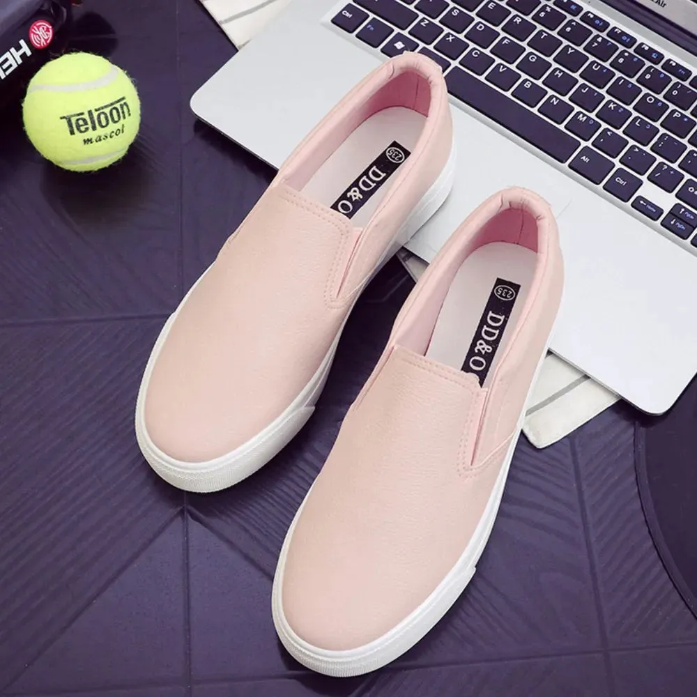 Round Toe Flat Slip-Ons