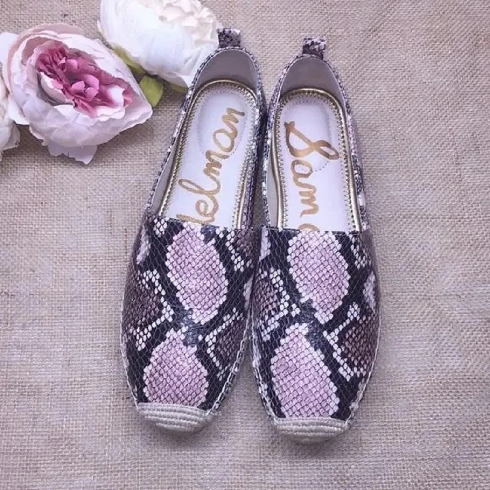 Sam Edelman Snake Print Loafers 7M