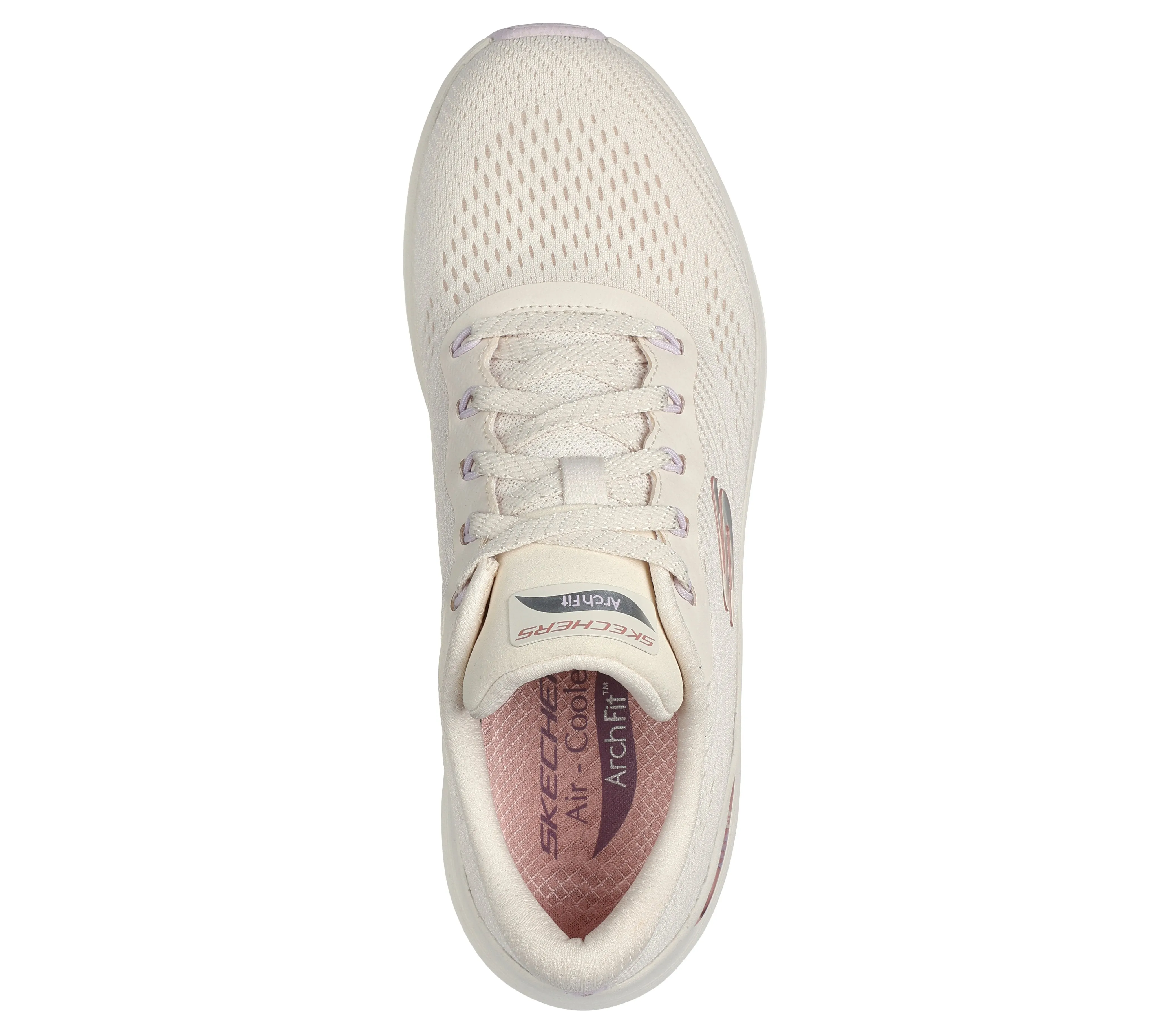 SKECHERS - 150051 ARCH FIT 2.0 BIG LEAGUE LACED TRAINER - NATURAL MULTI